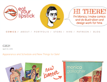 Tablet Screenshot of eatyourlipstick.com